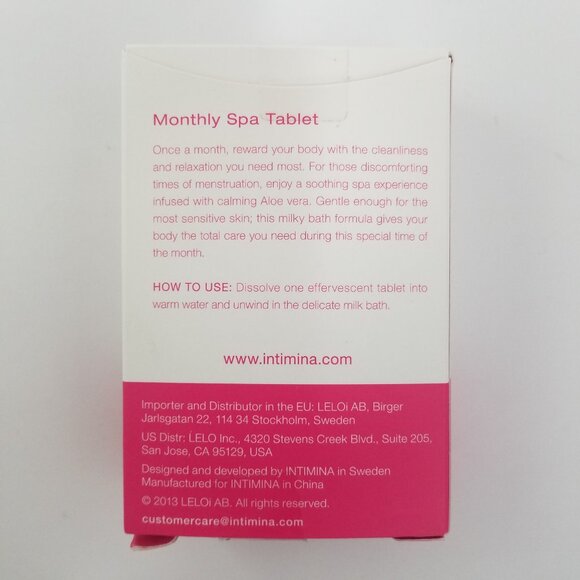Intimina Monthly Spa Tablet 28g, SEALED - Picture 4 of 9